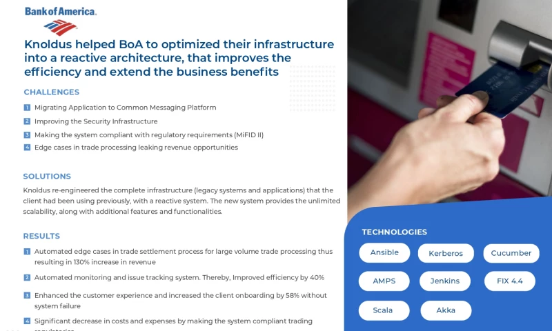 Knoldus Case Study | Bank of America