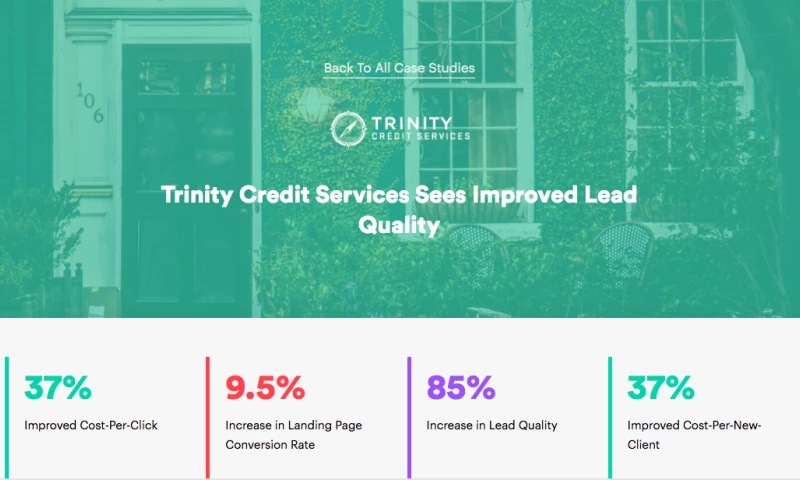 AdVenture Media Group - Trinity Credit Services Sees Improved Lead Quality
