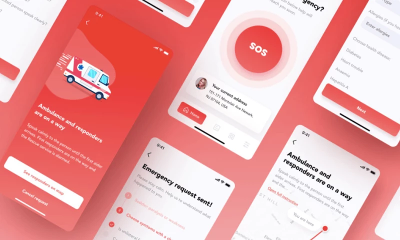 Life-saving Emergency App for Ambulance Call