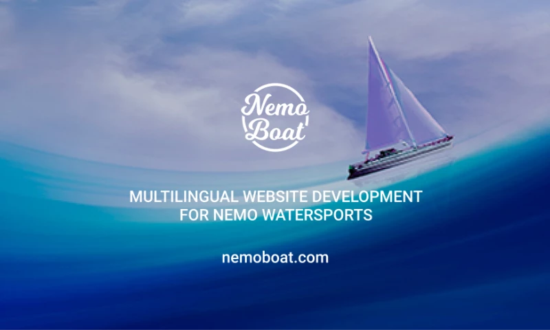 Aurora - Multilingual website development for Nemo Boat