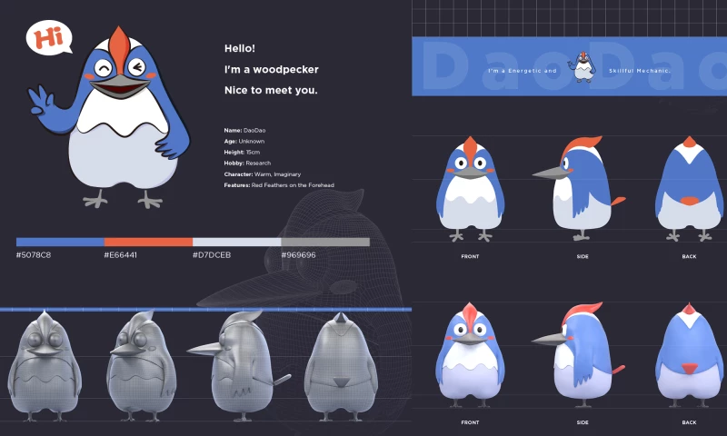 Treefruit - Digital Mascot - DaoDao