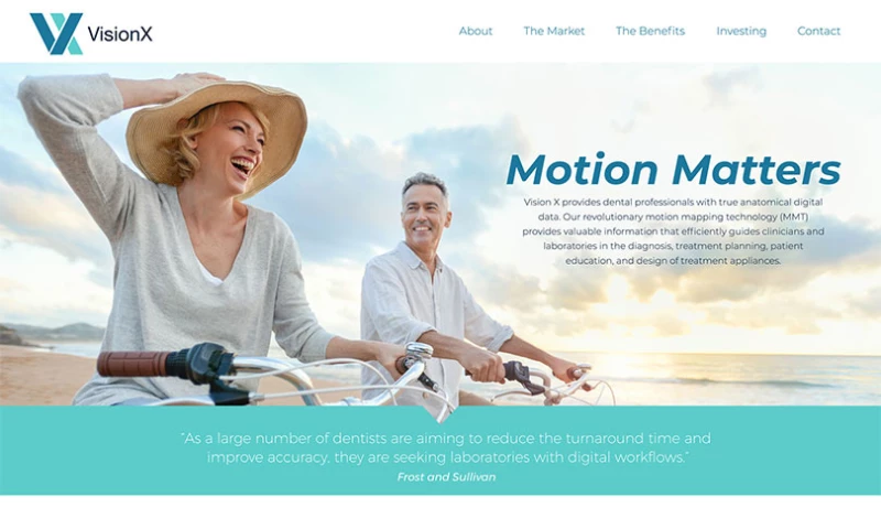 Vision X Website Build