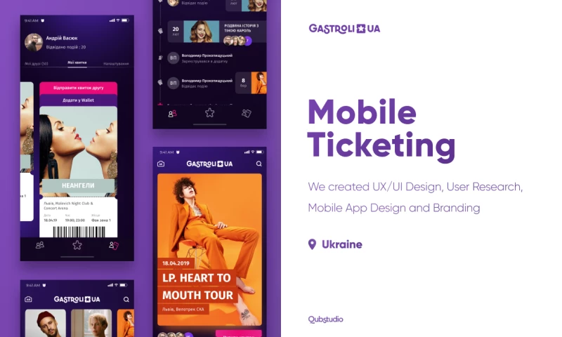 Qubstudio - Gastroli