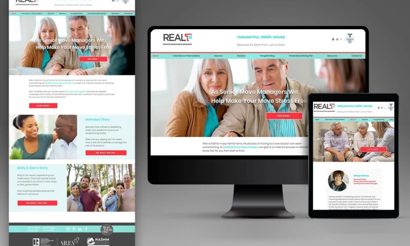 GROW Marketing Agency - Real T Simplistic Real Estate Website Design