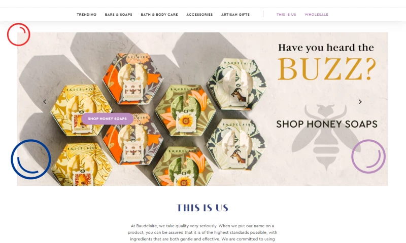 Custom BigCommerce Design & Development for Baudelaire.com