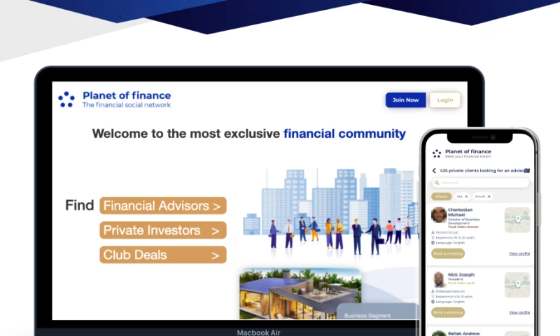 WebSailors - Planet of finance • Financial web app