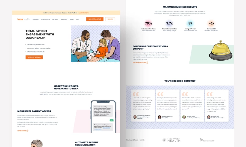 Belov Digital Agency - Luma Health