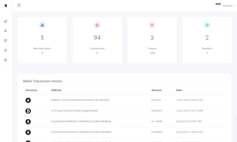 Single-Point Crypto Payment Gateway