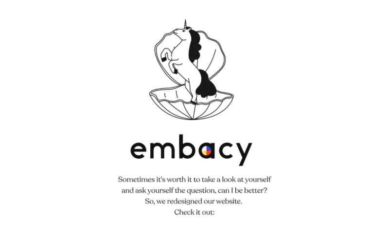 Embacy - Embacy: Website Redesign