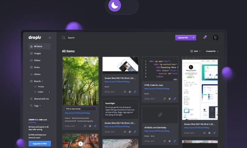 MasterBorn Software - Droplr