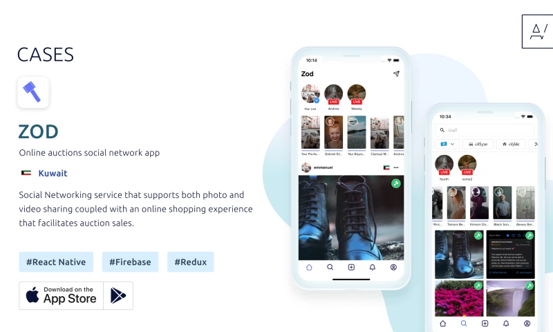 Appvales - Zod – Online auctions social network app
