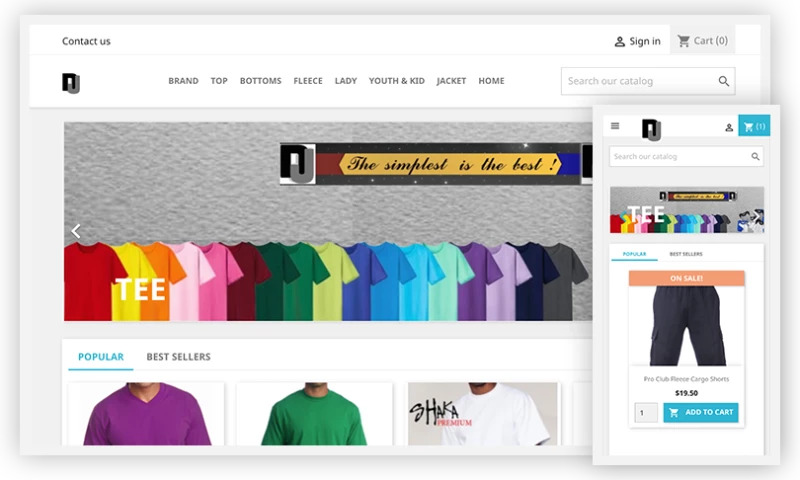 WebDesk Solution LLC - DJ Apparel