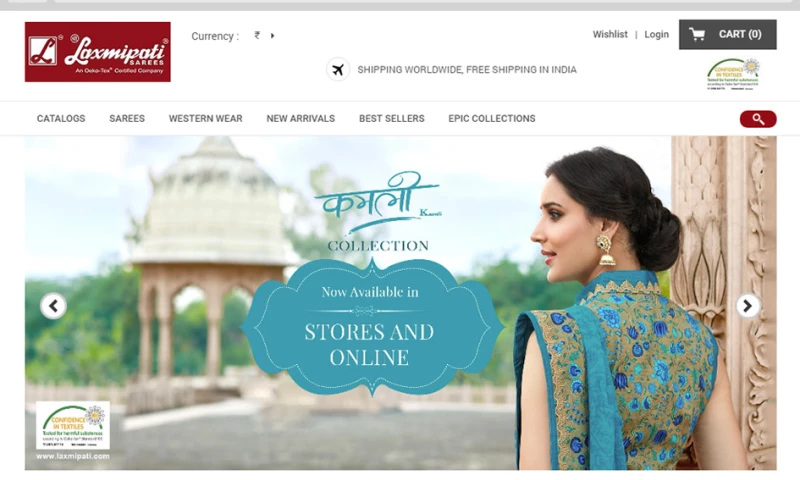 Webmantra Creations - Laxmipati Ecommerce Website