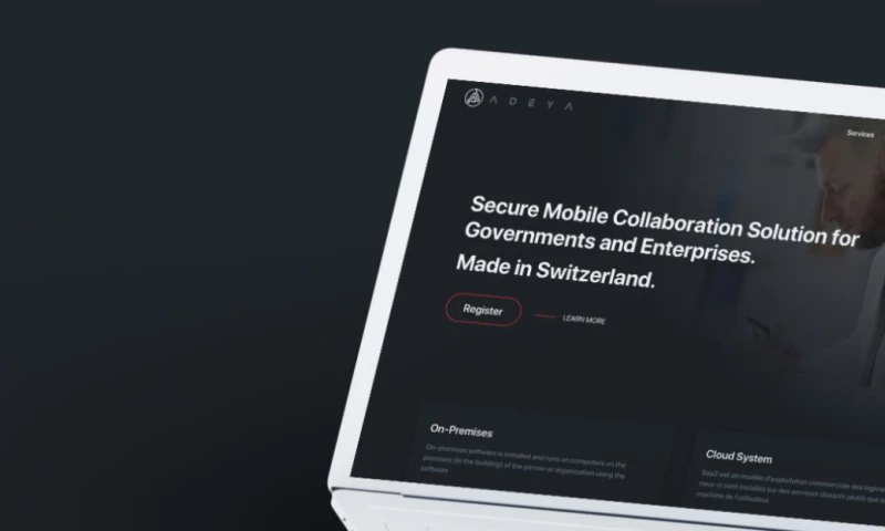 Coteries - Website and digital marketing for Adeya