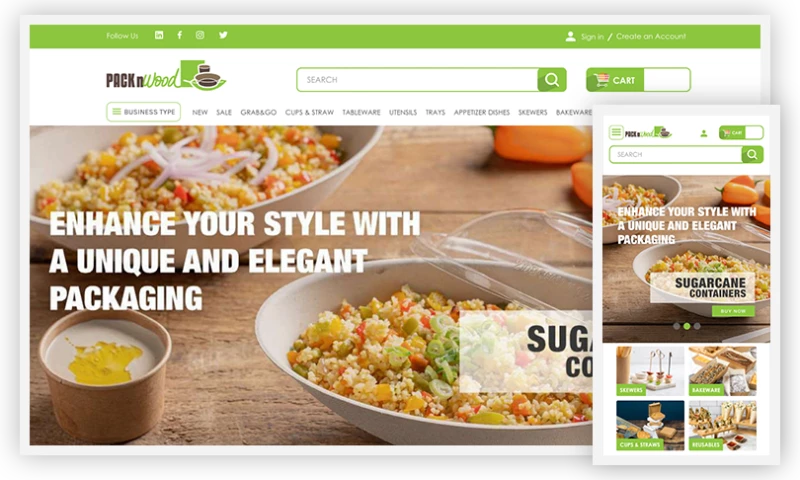 WebDesk Solution LLC - Packnwood.com