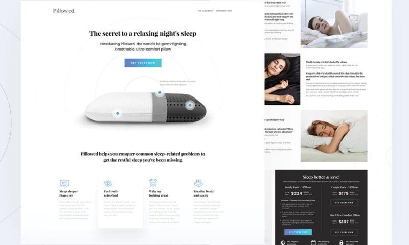 Pillowed - Web Design & eCommerce Development