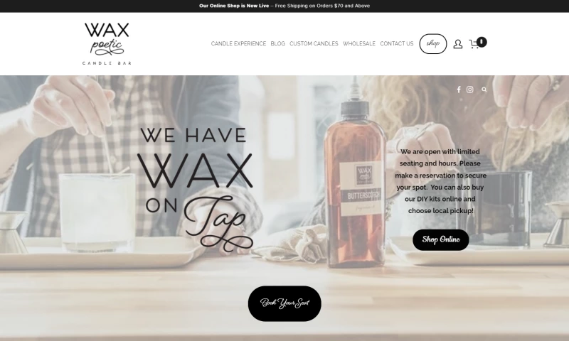 Marketing Juice - Wax Poetic Candle Bar