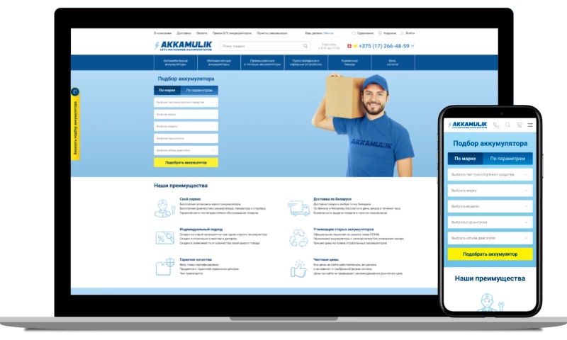 ITprofit - Akkamulik - creation of an online auto parts store