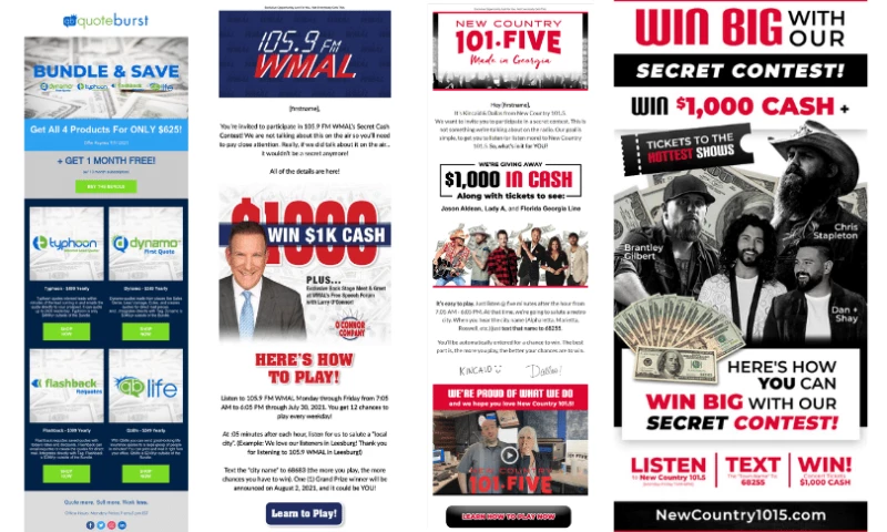 Email Design (Internal & Conquest)