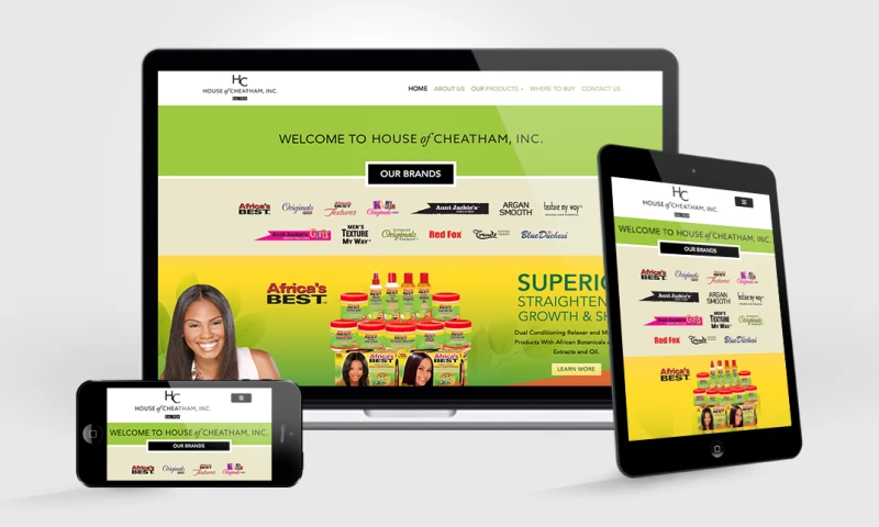 Badie Designs, LLC - House of Cheatham Website