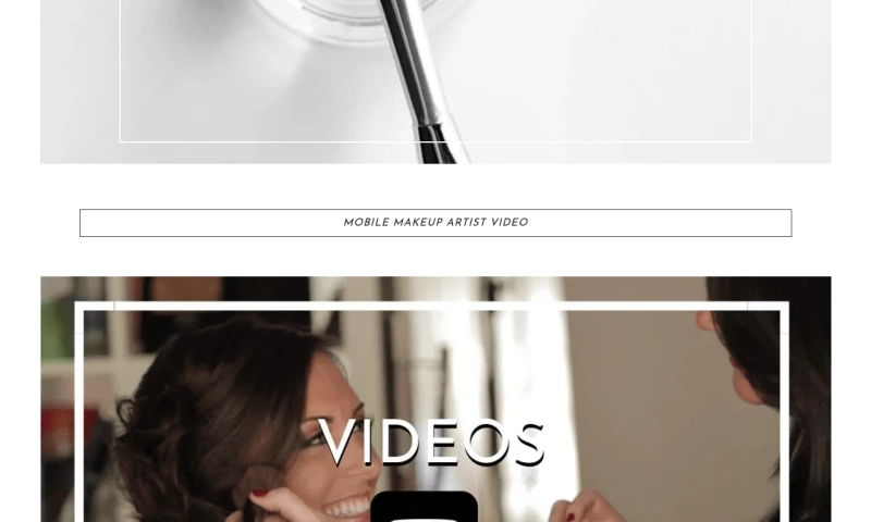 Design WWS - Wedding Makeup Artist Web design