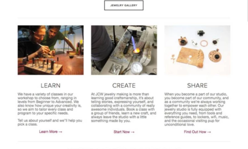 Design WWS - E-commerce Jewelry Making Website