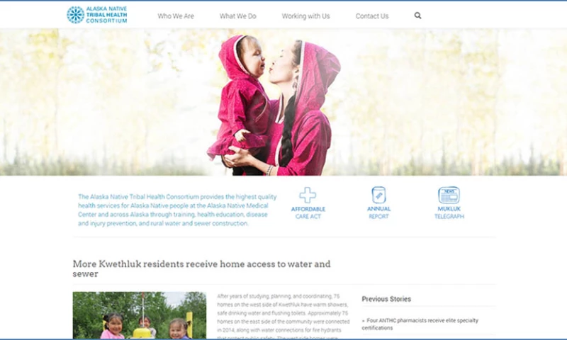 Blue Diamond Webs - Alaska Native Tribal Health Consortium