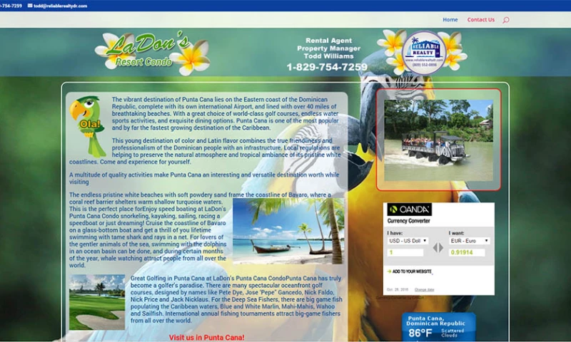 Blue Diamond Webs - LaDon's Condo