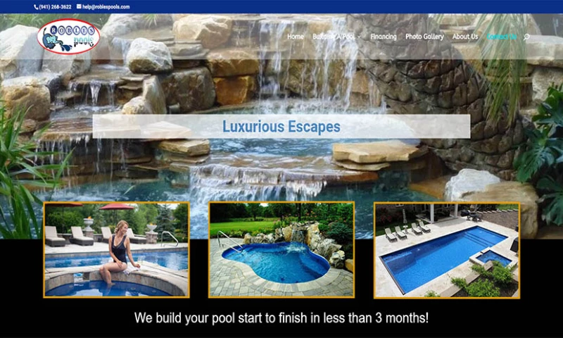 Blue Diamond Webs - Robles Pools