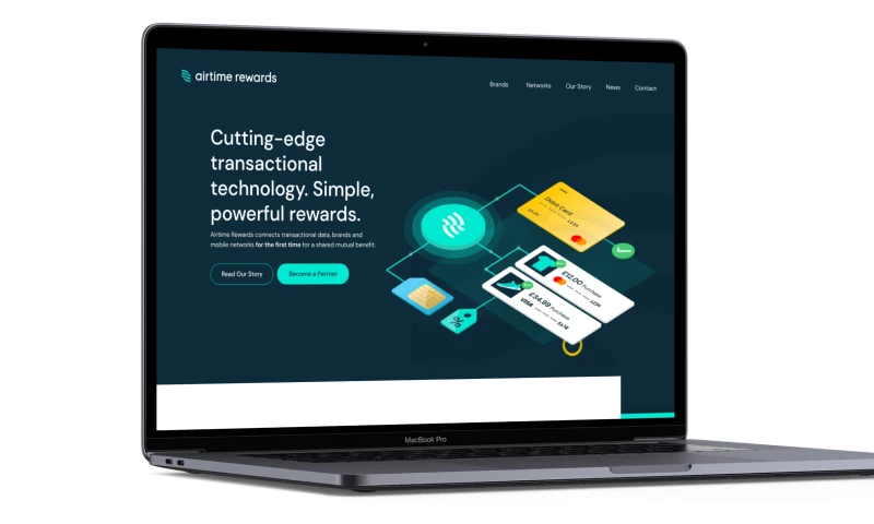 Airtime Rewards Web Design and Branding