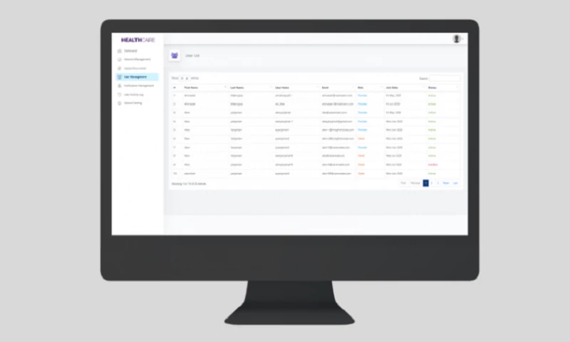 Healthcare Network Management Portal