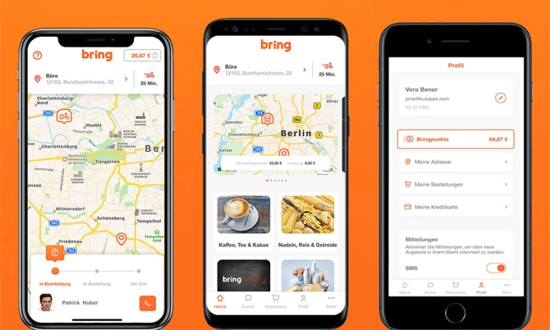 bring.de mobile application