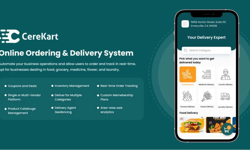 CereKart - Online Ordering & Delivery System