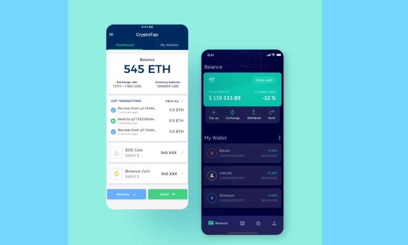 Mobile app for cryptocurrency payments and investments