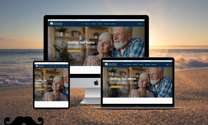 Web Design Success Story: Liberty Healthcare and Rehabilitation Services