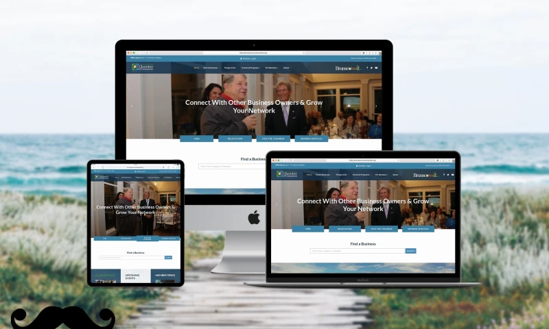 Web Design Success Story: Brunswick County Chamber of Commerce