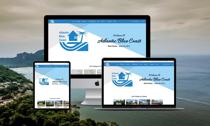 Web Design Success Story: Atlantic Blue Coast