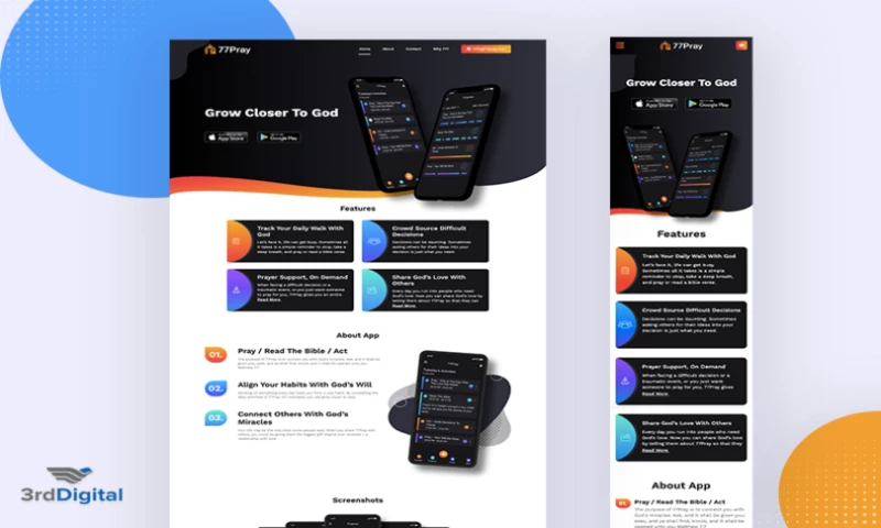 3rd Digital - 77 Pray - Daily prayer Notes