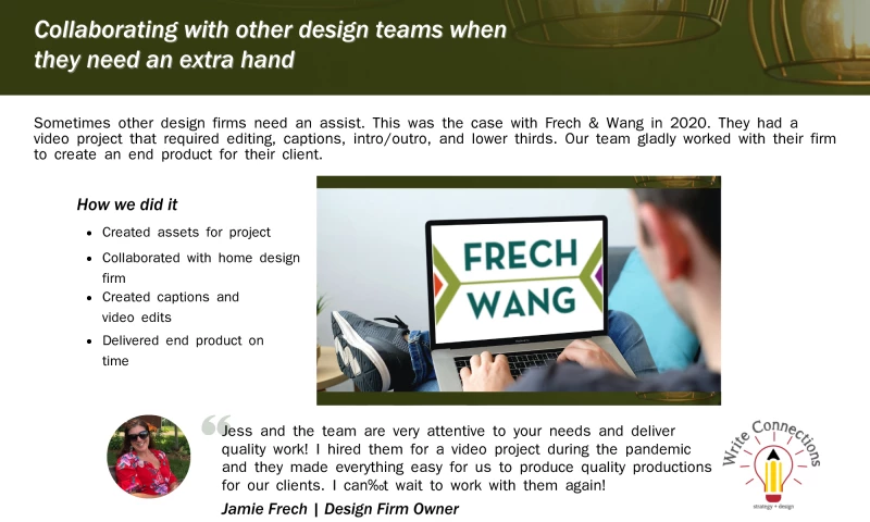 Write Connections - Write Connections - Case Study