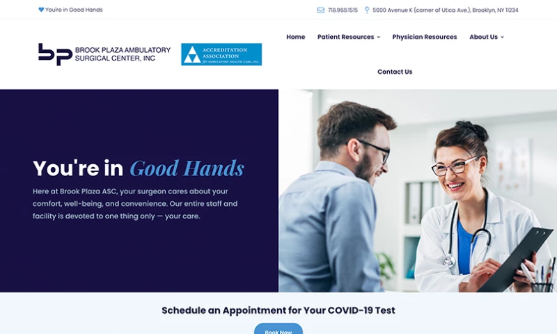 Spot On - Brook Plaza ASC Website