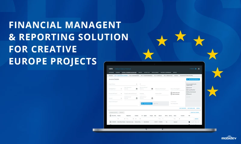 SAAS Solution for financial management of EU project
