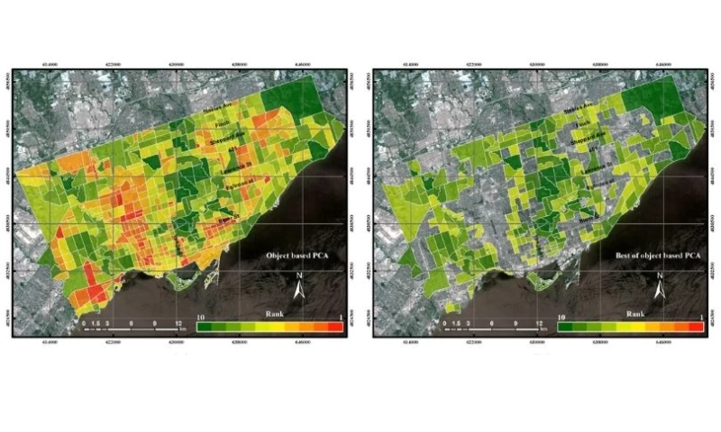 Raster Based GIS Pixel Mapping