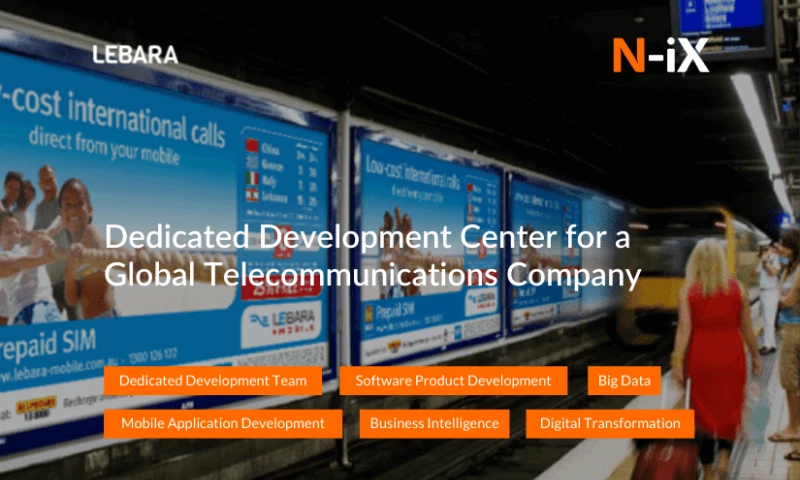 N-iX - Dedicated Development Center for a Global Telecommunications Company