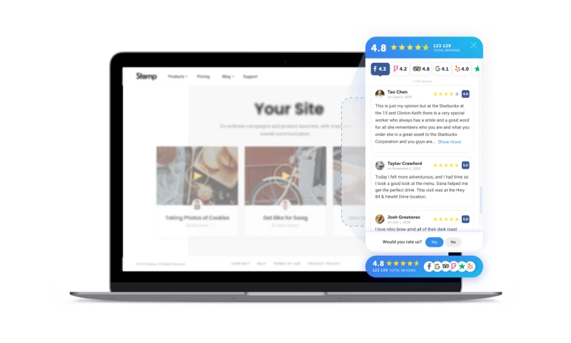 inCode Systems - Widget that aggregates all reviews to one place