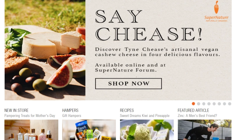 Supernature eCommerce Website Development