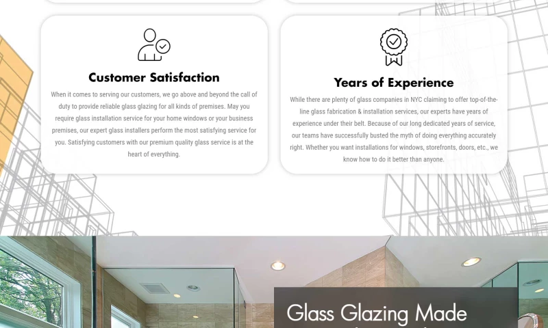 Allure Digital - NY Glazing - WordPress Development