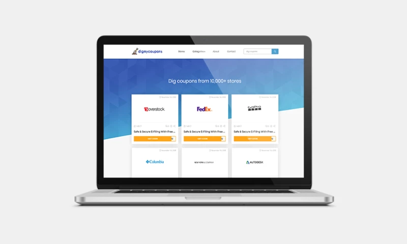 Graphiters - Coupon Finder Website development services