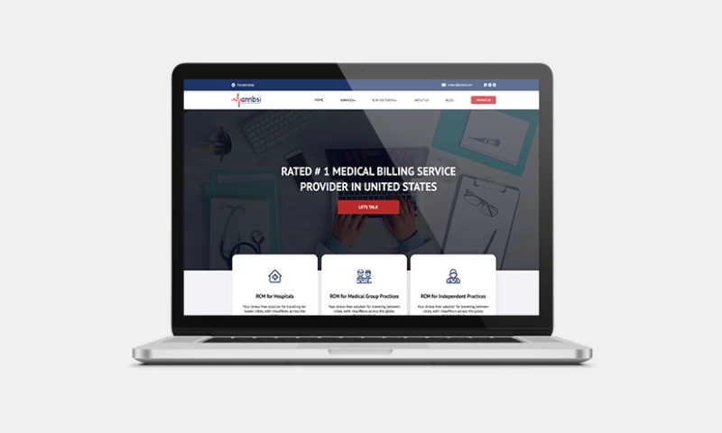 Web Development services for Medical billing company