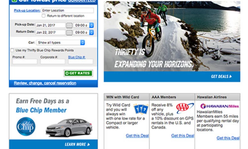 TimeHoodie - Thrifty Car Rental