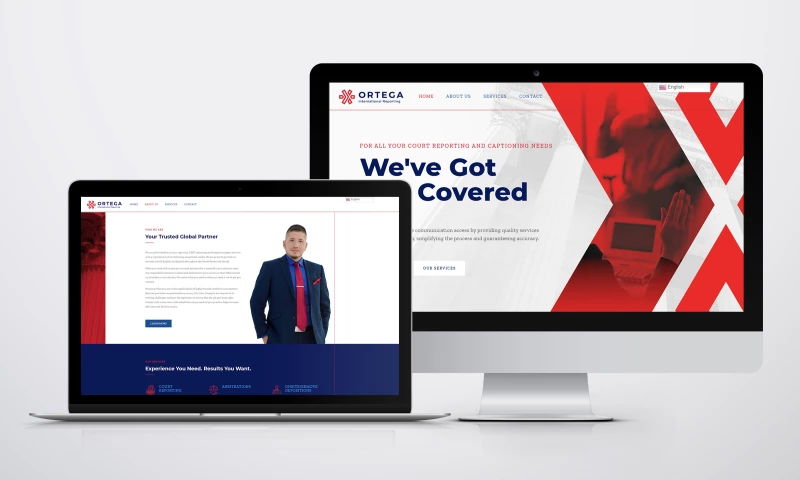 Ortega International Reporting Branding